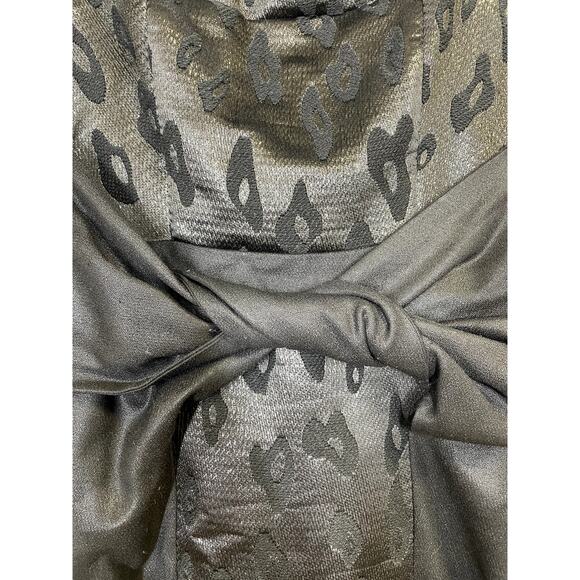 SEE BY CHLOE Strapless Luxe Bustier Wool Jacquard Mini Dress Black 8 $450 - Picture 4 of 11